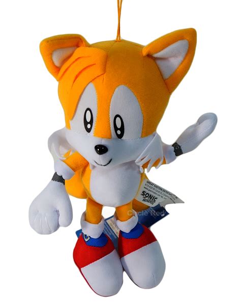 Sonic The Hedgehog Classic Tails Plush Circle Red