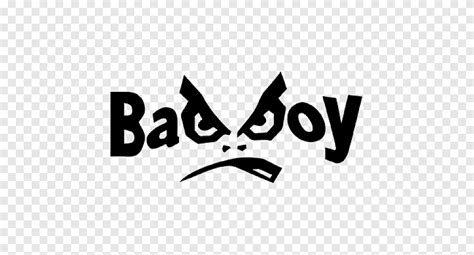 Badboy Text Decal Bad Boy Sticker Logo Red Velvet Bad Boy Angle