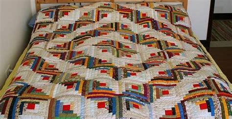 We love the bright colors against the sparkly black fabric. Barn Raising