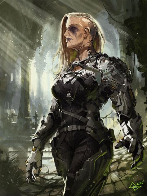 Pin By Ragnar Plinkner On Concept Sci Fi Cyberpunk Character Female