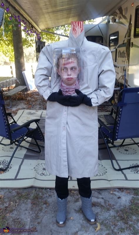 How To Make A Headless Man Costume For Halloween Gails Blog