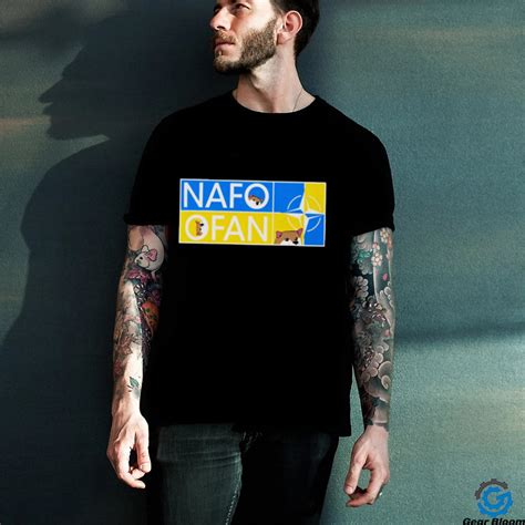 Official North Atlantic Fella Organization Nafo Fan Anniversary T Shirt