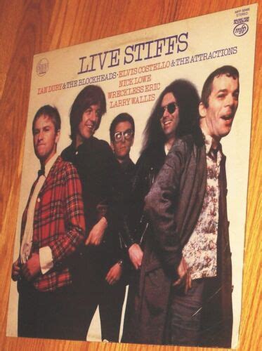 Live Stiffs Elvis Costello Nick Lowe Ian Dury Uk Pressing