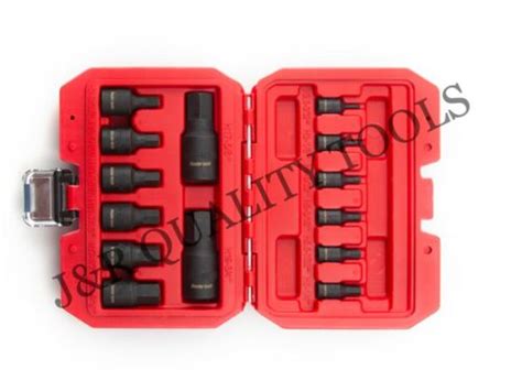 14pc Hex Allen Driver Impact Socket Set Mm Metric Ebay