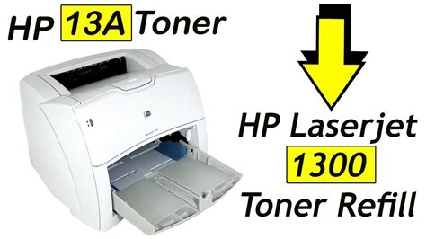 How To Refill Hp 13a Toner Used For Hp Laserjet 1300 Printer Youtube