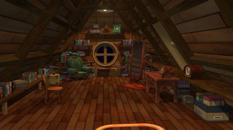 Artstation Cartoon Attic Loft Bedroom Resources