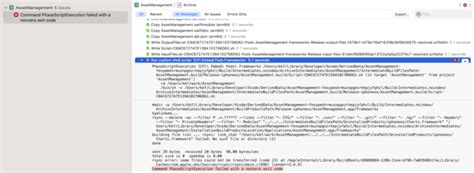 Swift Command Phasescriptexecution Failed With A Nonzero Exit