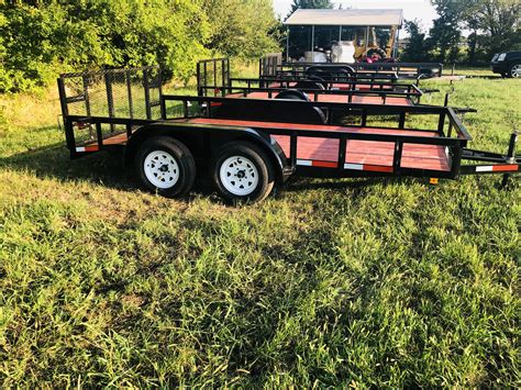 14 Ft X 83” Utility Trailer With Dovetail And Gate Big Boss Trailers