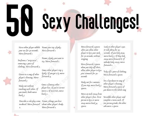 Sex Games For Valentines Day Sexy Couples Game Naughty Etsy