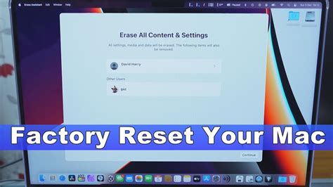 How To Factory Reset Your Mac With Macos Monterey Delete Erase