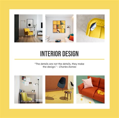 Interior Design Details Instagram Post Instagram Post Template