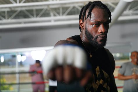 Deontay Wilder Talks To His Statue But Through A Mental Health Lens Talks To Himself Whats