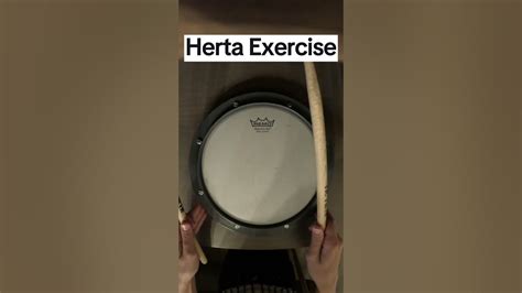 Herta Drum Rudiment Exercise Youtube