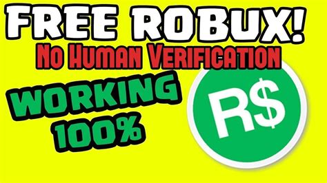 Get Free Robux On Roblox No Human Verification 2019 Youtube