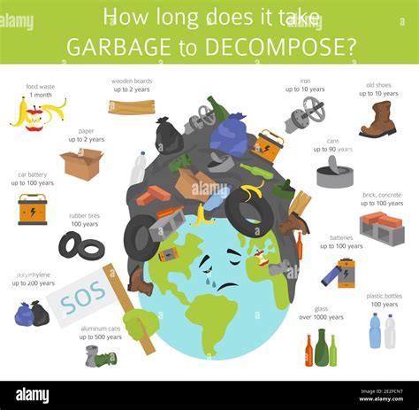 Global Environmental Problems Land Pollution Garbage Dump Infographic
