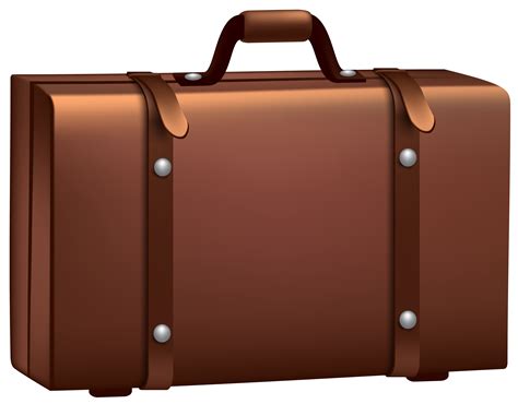 Brown Suitcase Png Clip Art Image Gallery Yopriceville High Quality