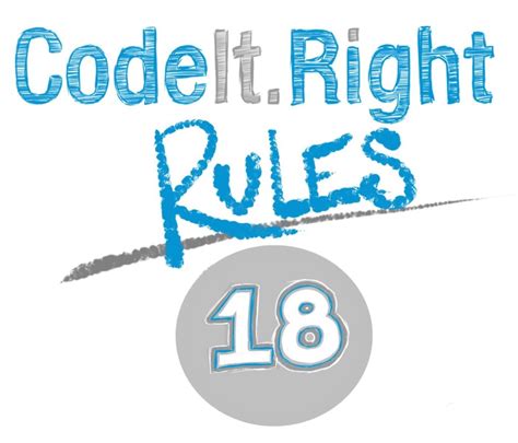 Codeitright Rules Explained Part 18 Submain Blog