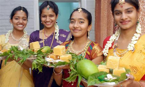 Celebrating Ugadi Gudi Padva Happy New Year Celebrating Ugadi