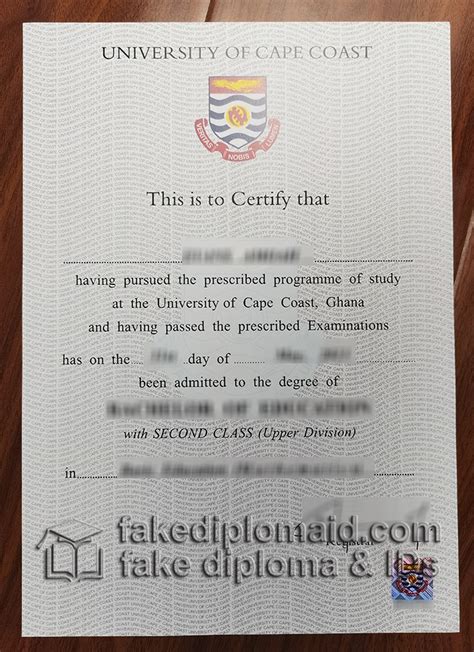 I Want To Buy A University Of Cape Coast Diploma And Find A Job