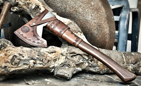 Hand Forged Axe Handmade Axe Handmade Blades Image 0 Two Handed Axe