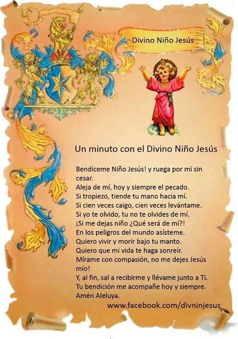 Divino Niño Jesus Oraciones El Divino Niño Jesus Oraciones Y Oraciones Religiosas