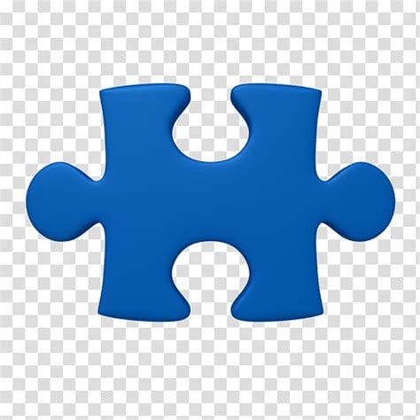 Blue Puzzle Piece Jigsaw Puzzle Illustration Autism