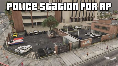 Gta 5 Online Police Station With All Police Vehicles For Roleplay