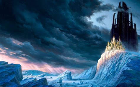 Drak Castle Fantasy Landscape Wallpapers Hd Desktop And