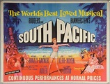 South Pacific (1960's RR) British Quad film poster, musical starring ...
