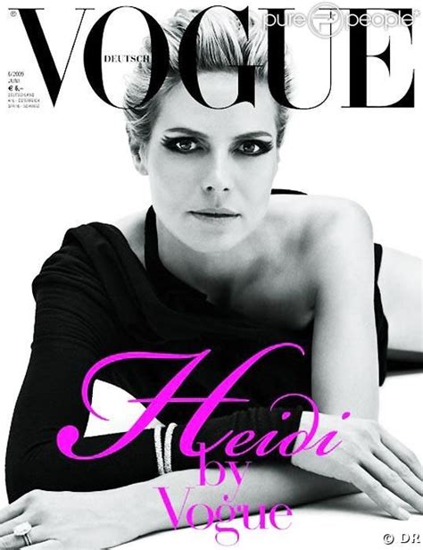 Heidi Klum Vogue Germany German Vogue Fashion Magazine Cover Vogue