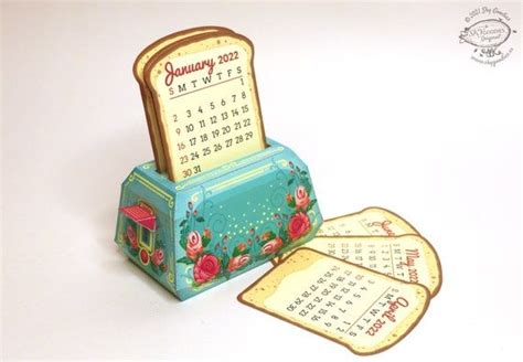 Desk Calender Planner Calendar Desktop Calendar Craft Kits Diy Kits