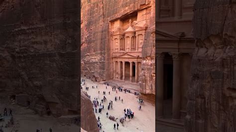 Climb Up Near The Treasury Petra Jordan Scene For Indiana Jones