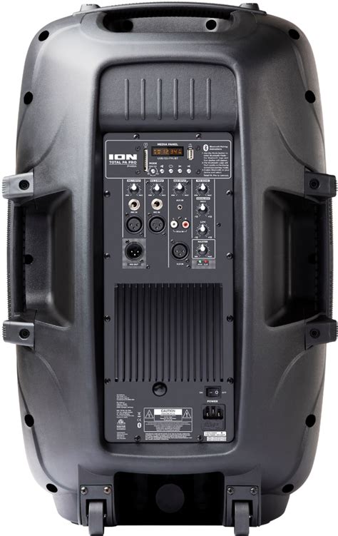 Best Buy Ion Audio Pa Pro W Way Pa Speaker Black Total Pa Pro