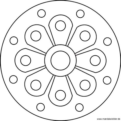 Gratis mandalas zum ausdrucken und ausmalen. Blumen Mandala für Kinder ab 4 Jahren | Plantillas de ...