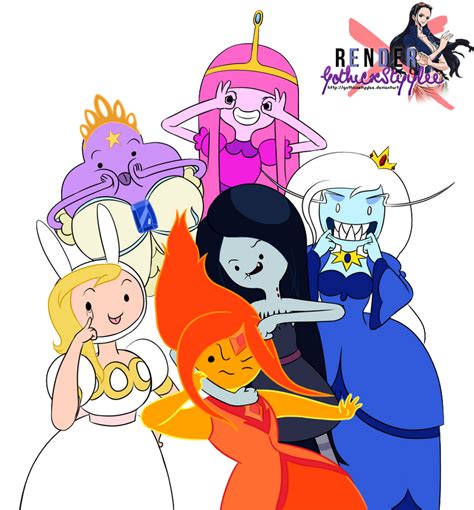 Render Adventure Time Girls By Gothicxstyylee On Deviantart