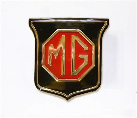 Mgb Mgb Gt Midget Front Grille Badge Black And Red Paul Depper Mgs