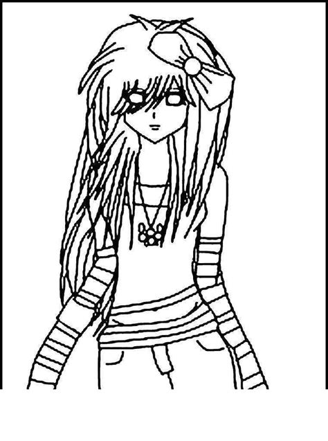 Printable Emo Coloring Pages Online Free Printable Coloring Pages