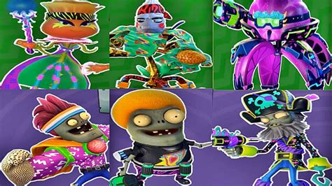 Plants Vs Zombies Garden Warfare 2 All Party Characters Pvzgw2new