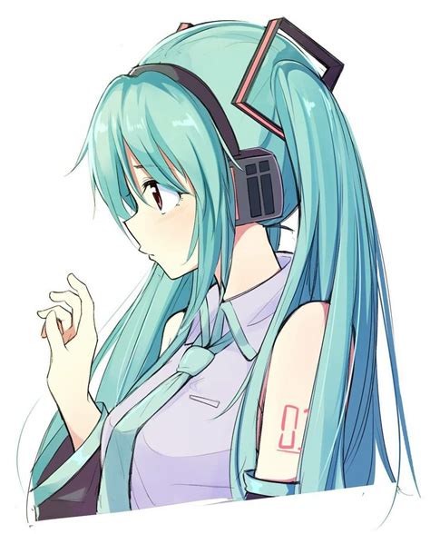 Miku Side Face Hatsune Miku Kaito Cool Pictures Cool Photos