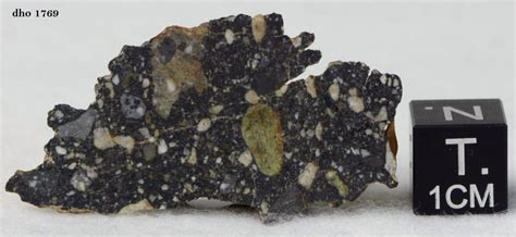 Lunar Meteorite Dhofar 1769 Some Meteorite Information Washington