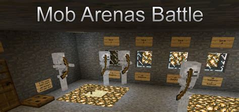 Mob Arena Battles Survival Minigame Mcpe Maps