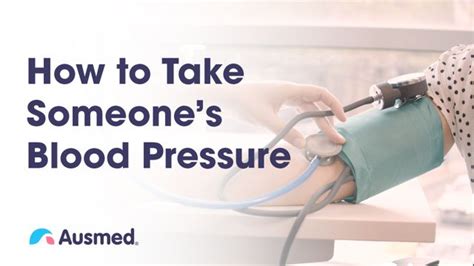 How To Take Someones Blood Pressure Ausmed Explains