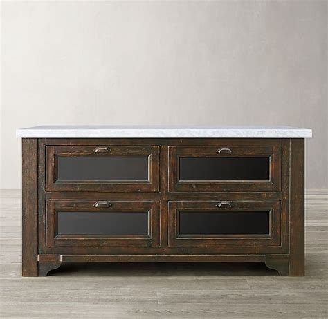 Start with our kitchen guides. 20th C. Salvaged Wood & Marble Kitchen Console | Kitchen ...