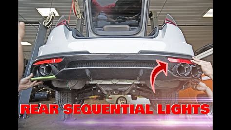 Kia Stinger Rear Sequential Lights Diffuser Exchange Youtube