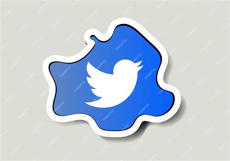 Premium Vector Twitter Logo Vector Is A Stylized Representation Of
