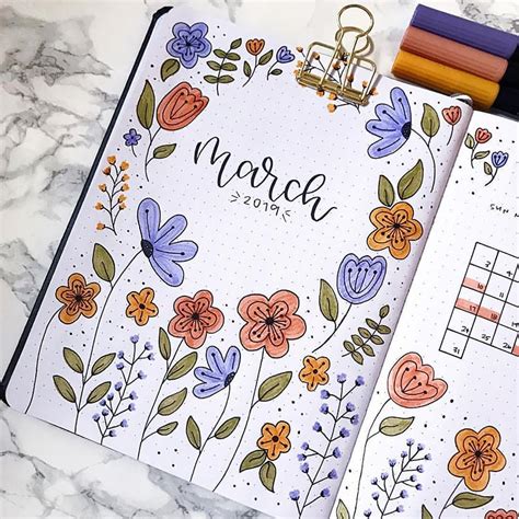 23 Bullet Journal Cover Page Ideas For March 2023 Beautiful Dawn Designs