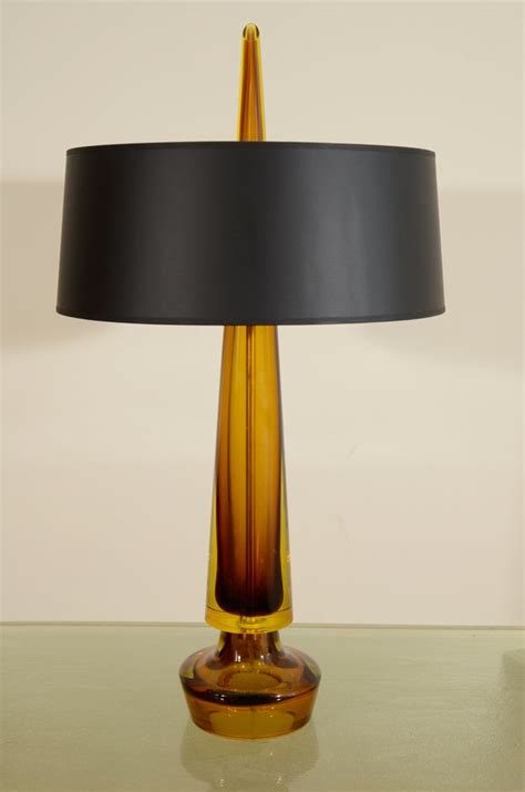 Fulvio Bianconi Glass Table Lamp 1950s Mid Century Modern Lighting Retro Mid Century Modern