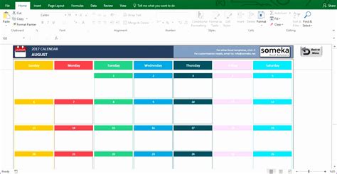 14 Activity Calendar Template Excel Excel Templates