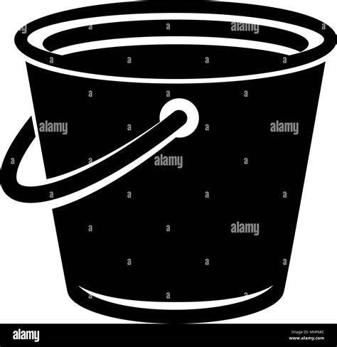 Domestic Bucket Icon Simple Illustration Of Domestic Bucket Vector