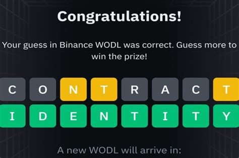 Today 8 Letters Binance Crypto Wodl Answers